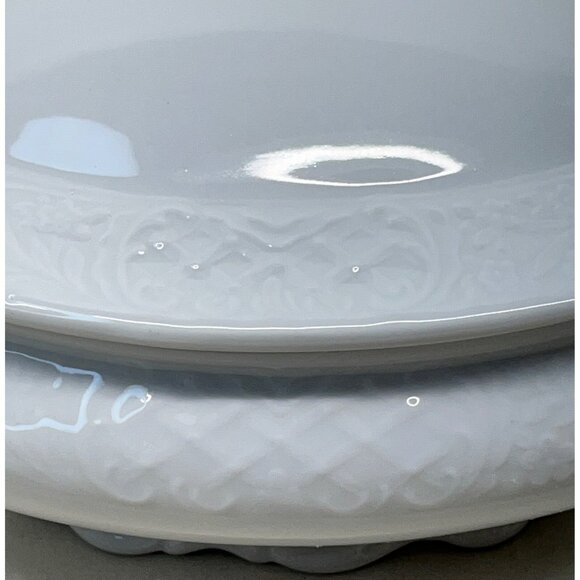 Schumann SCH212 White Oval Domed Covered Caserole Vegetable Bowl Bavaria Germany - Picture 5 of 12